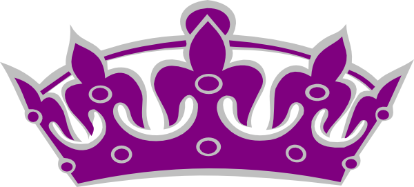 Purple Clipart Gold Crown - Pageant Planning Checklist (600x271)