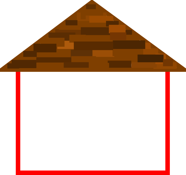 Clipart Of A Roof (600x565)