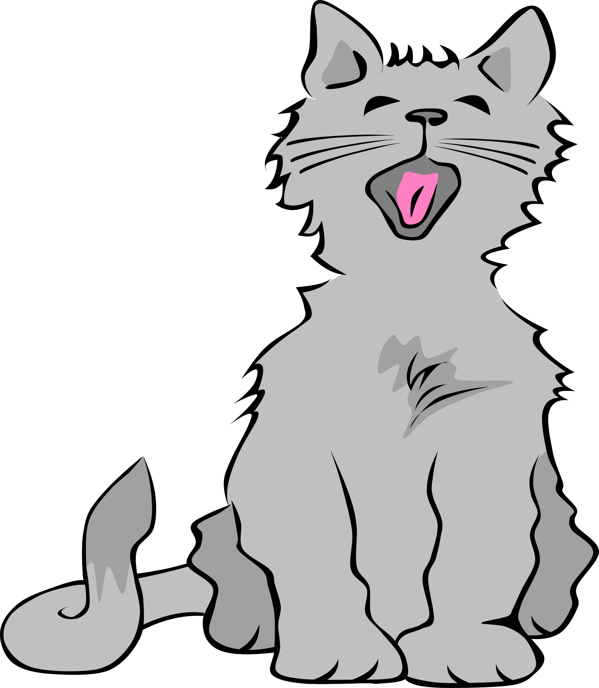 Clipart - Cat Clipart No Background (2089x2400)