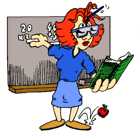 Free To Use & Public Domain Teacher Clip Art - Cramer's Rule 2 By 2 (484x460)