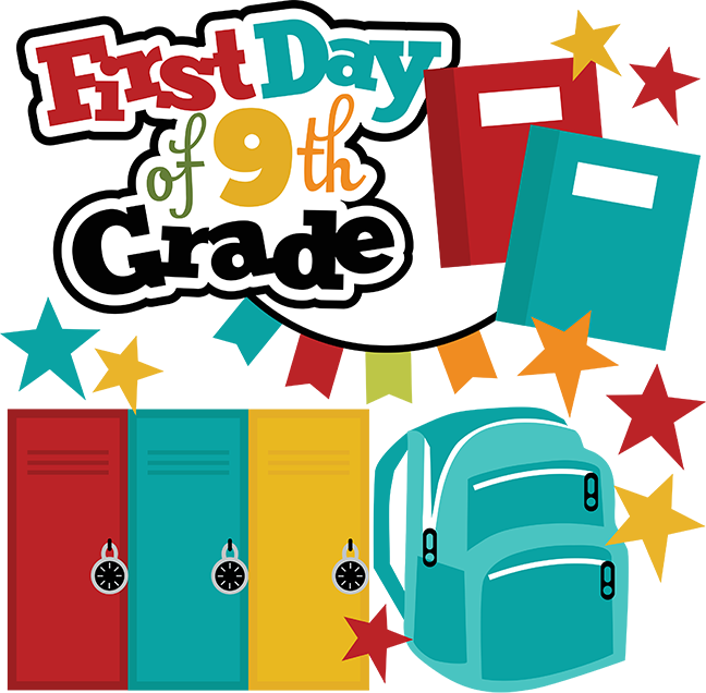 9th Grade Math Clipart - First Day Of 2nd Grade Clipart (648x636)