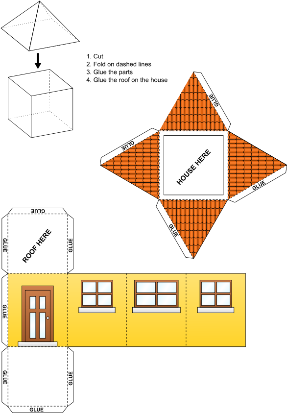 Halloween Haunted House Clipart, Vector Clip Art Online, - Paper (636x900)