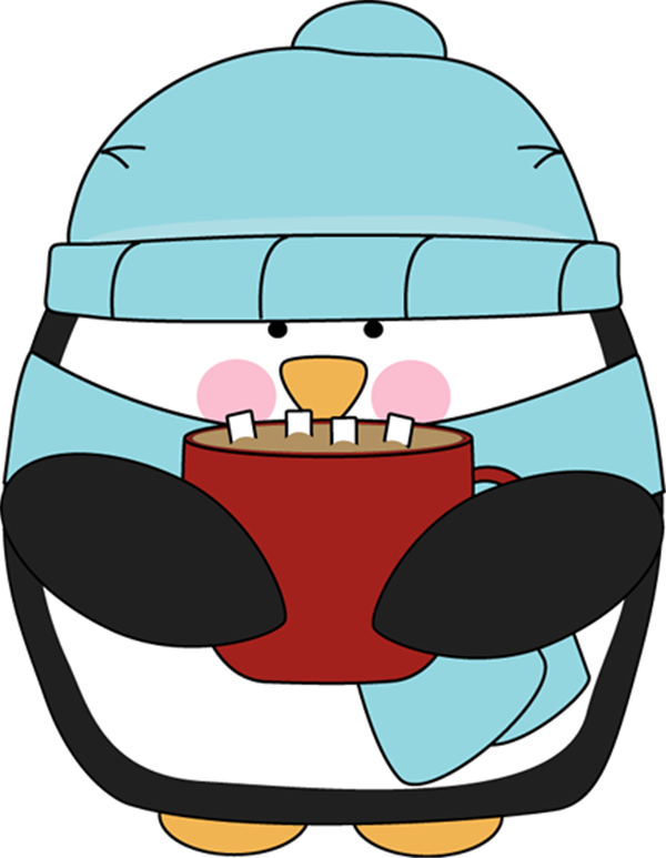 Winter Clip Art Photo And - Winter Penguin Clip Art (600x773)