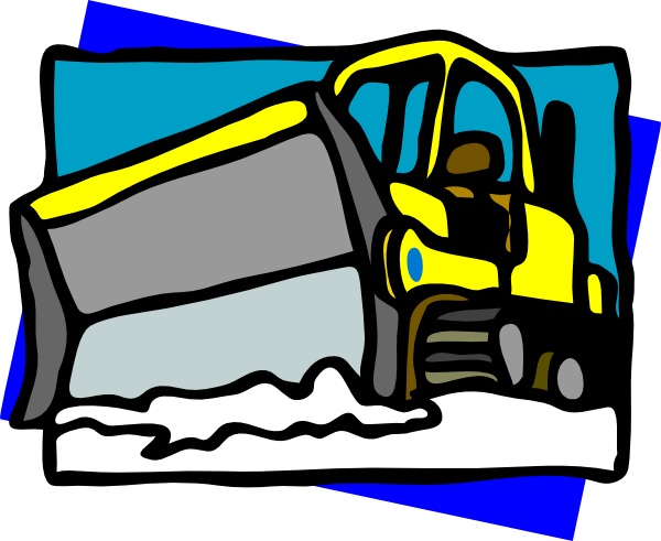 Snow Plow Clip Art At Clker - Snow Plow Clip Art (600x491)