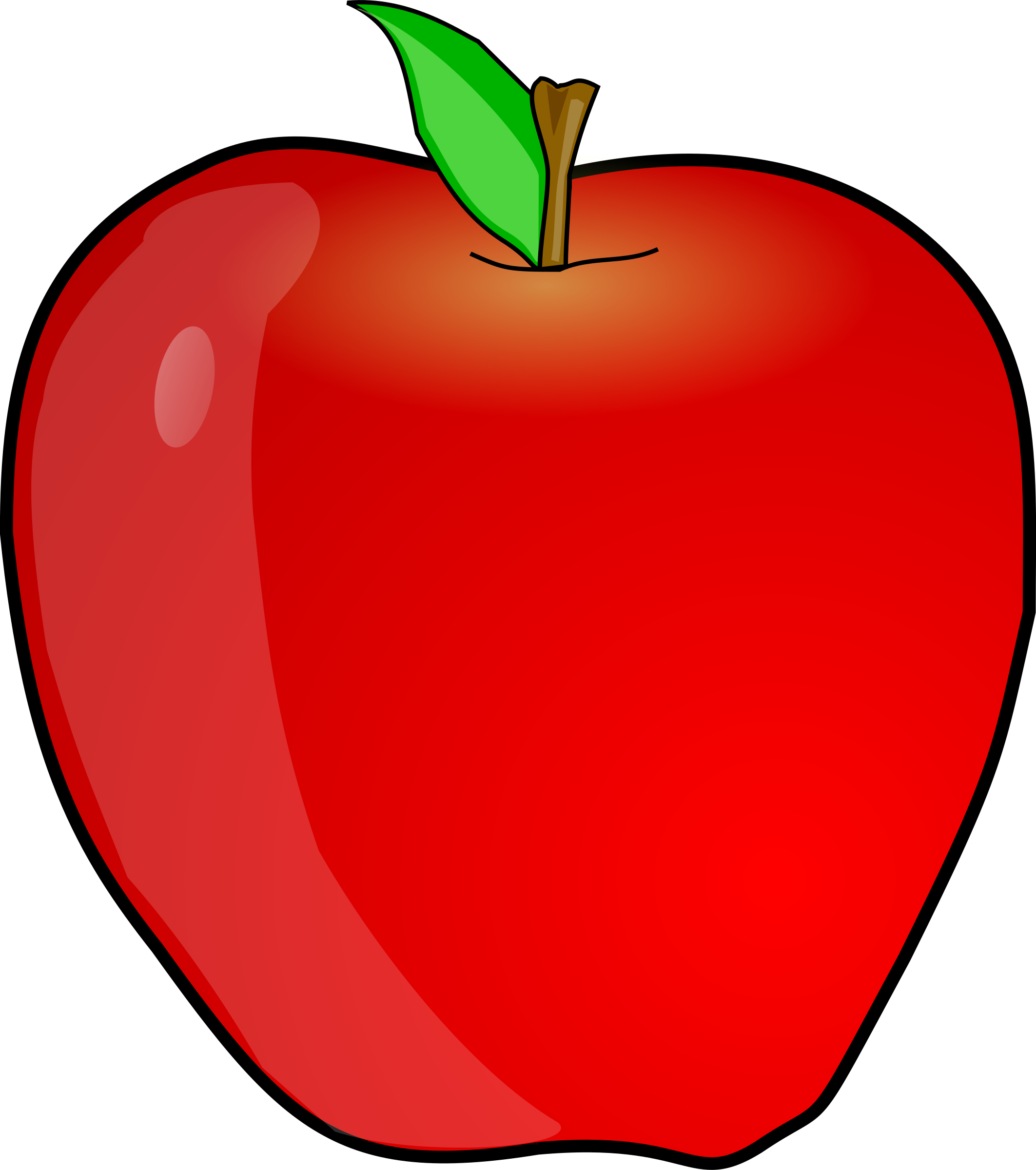 Big Image - Apple Clip Art (2125x2400)