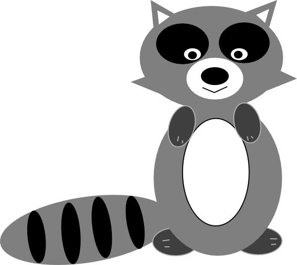 Cute Raccoon Png Hd Transparent Cute Raccoon Hd - Raccoon Clip Art (600x536)
