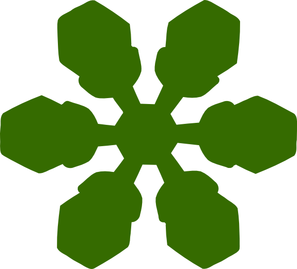 Snowflake Clip Art - Walmart App Png (600x543)