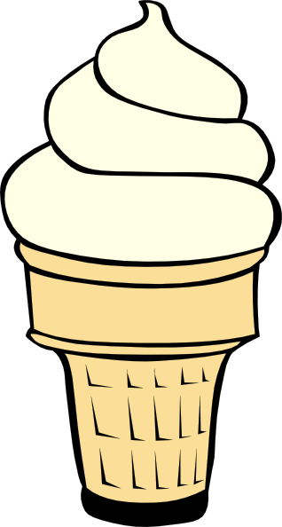 Snow Cone Clip Art - Ice Cream Cone Clip Art (318x594)