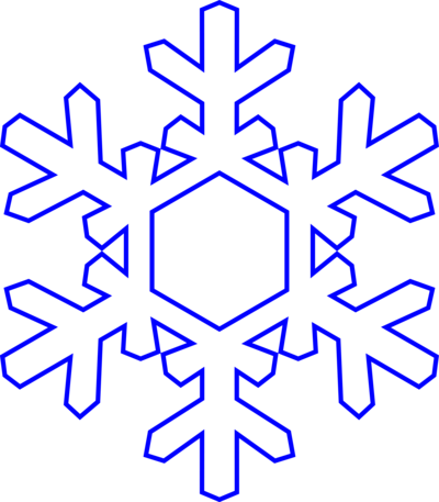 Snowflake Clip Art - Snowflake Clipart No Background (400x457)