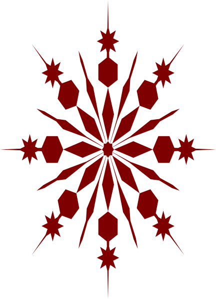 Hübsche Blaue Schneeflocken Runder Aufkleber (432x597)