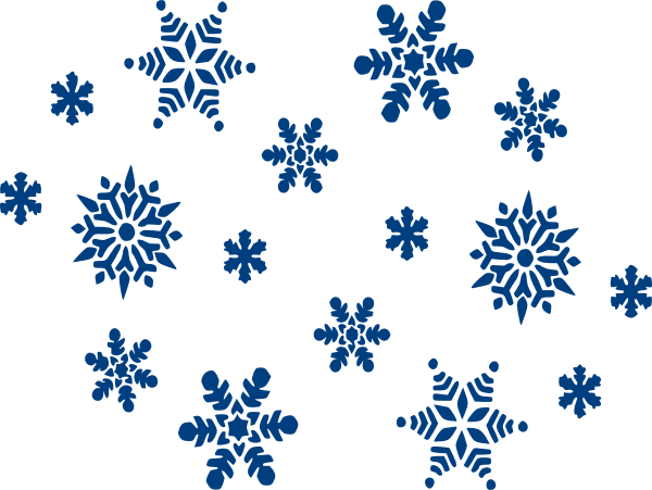 Snowflake Clip Art - Gray Snowflake Clipart (600x451)