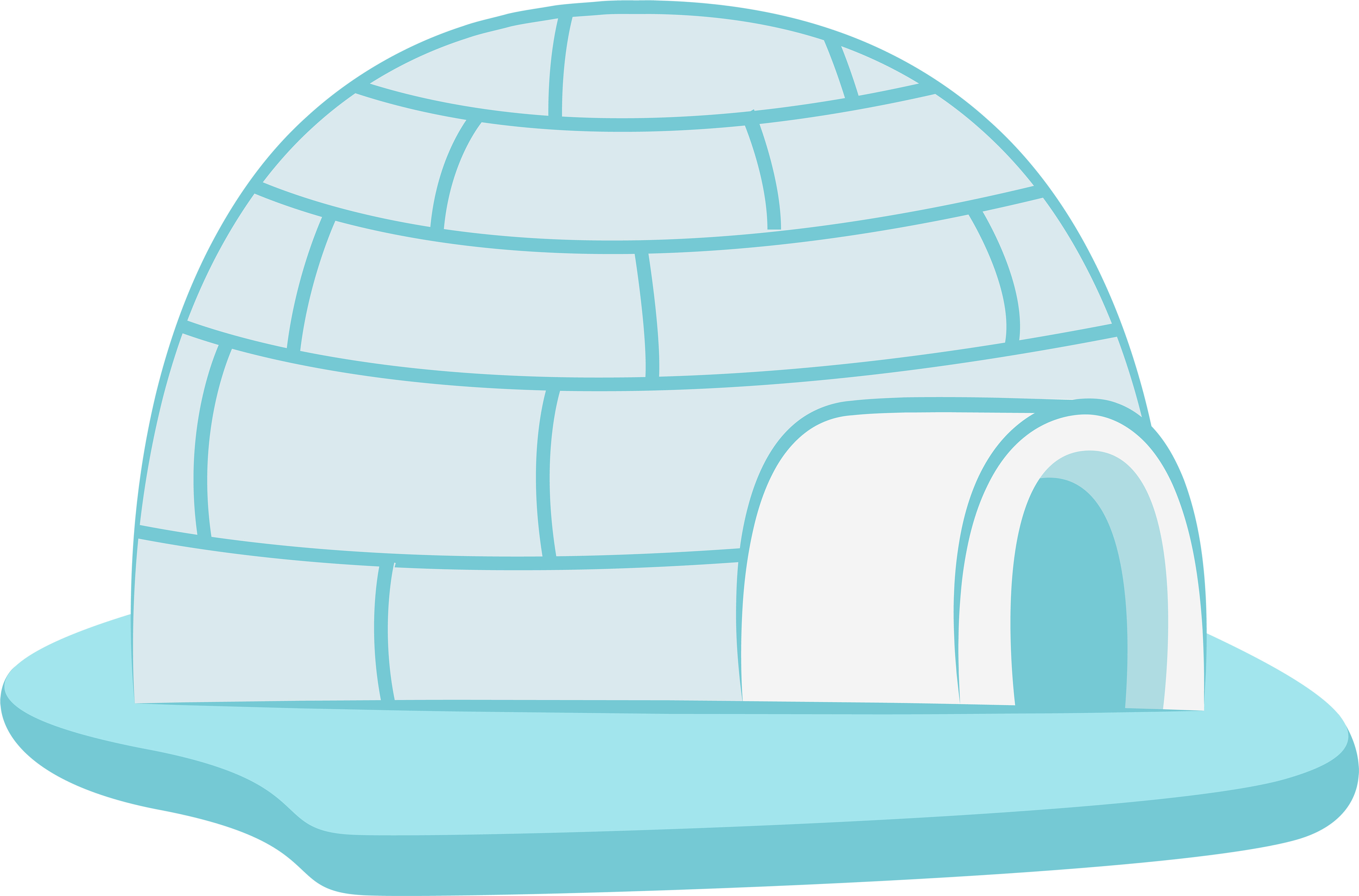 Icehouse Transparent Png Clip Art Image - Igloo Clipart Png.