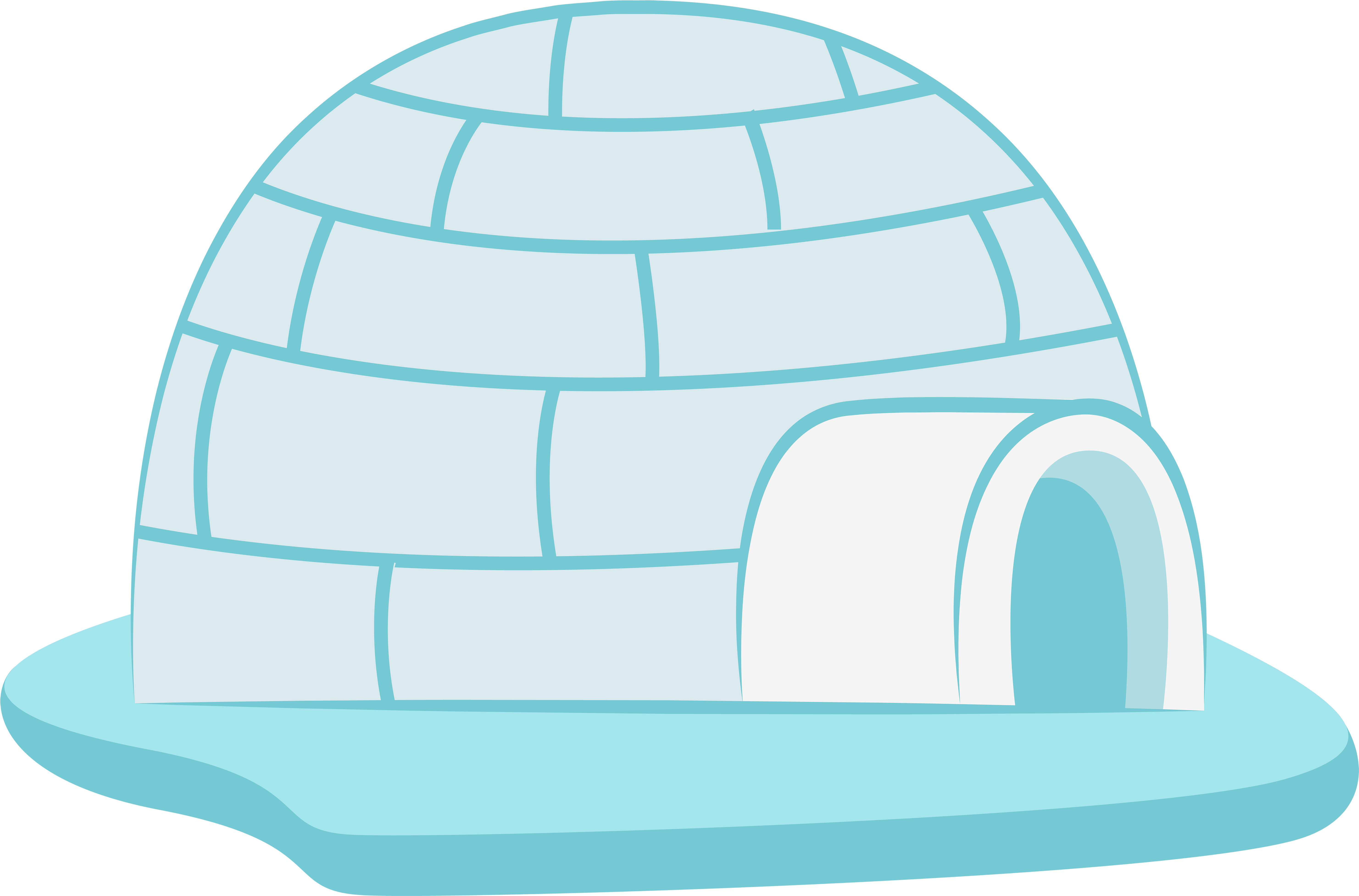 Icehouse Transparent Png Clip Art Image - Igloo Clipart Png (6000x3957)
