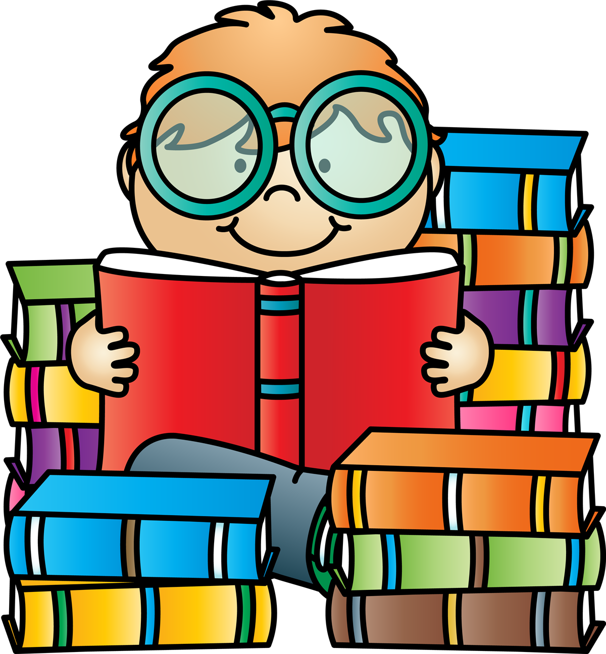 Welcome To - Whimsy Clips Clipart Reading (1200x1296)