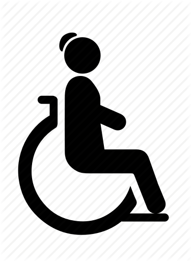 Accessibility, Grandmother, Nursing Home, Old Person, - Old Man In Wheelchair Icon (375x512)