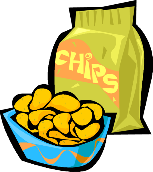 Snack Clipart Free Download Clip Art On - Potato Chips Clip Art (639x717)