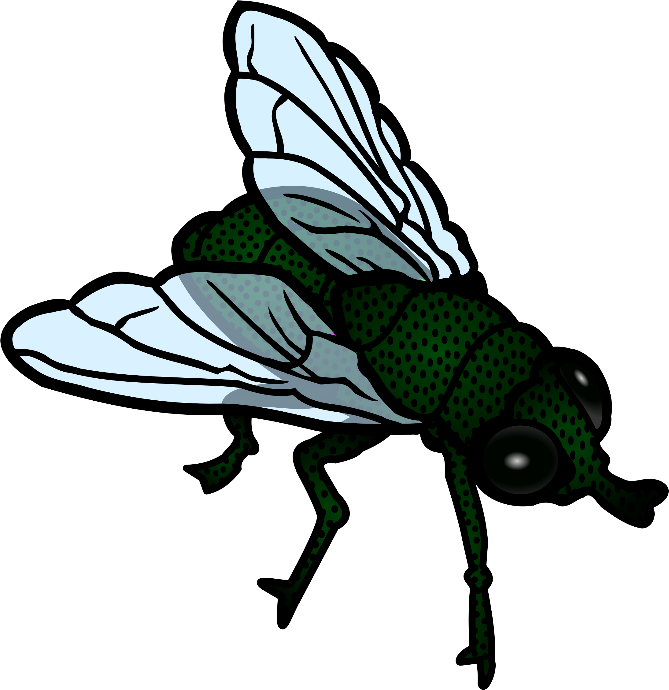 Fly Clip Art - Fly Clipart Png (2350x2400)
