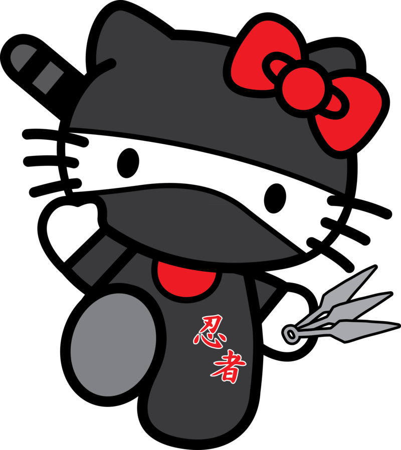 Hello Kitty Collection On Kam - Hello Kitty Ninja (800x898)