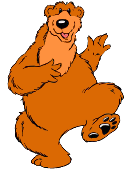 Bear In The Big Blue House Clipart Image - Bear In The Big Blue House Cartoon (417x600)
