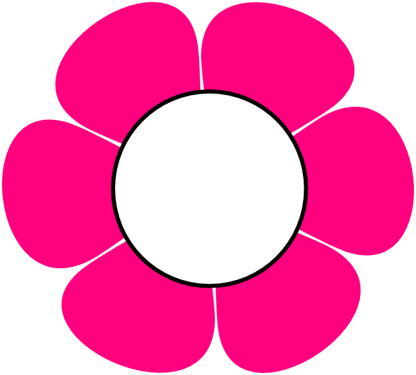 Pink Flower Clip Art Images Clipart - Flower Clipart Png (600x541)