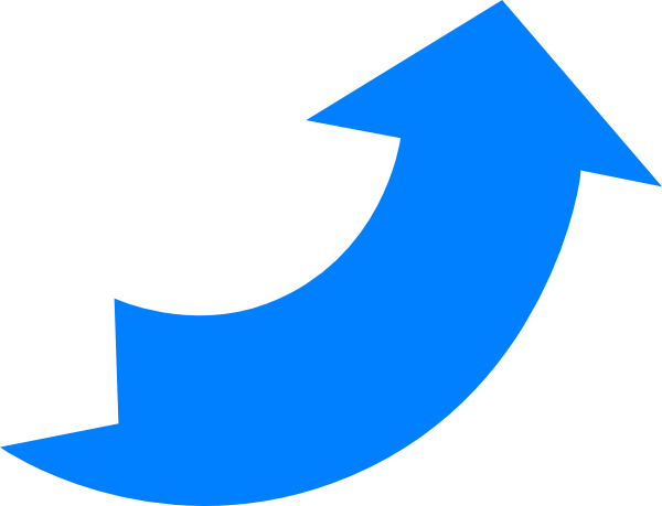 Curved Arrow Clip Art At Clipart Library - Curved Arrow Clip Art (600x459)