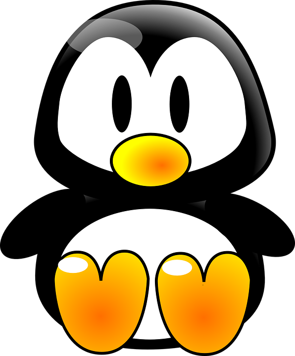 Baby Girl Penguin Clipart - Penguin Clip Art (596x720)