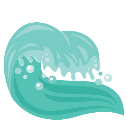 Big Wave Svg Scrapbook Cut File Cute Clipart Files - Illustration (432x432)