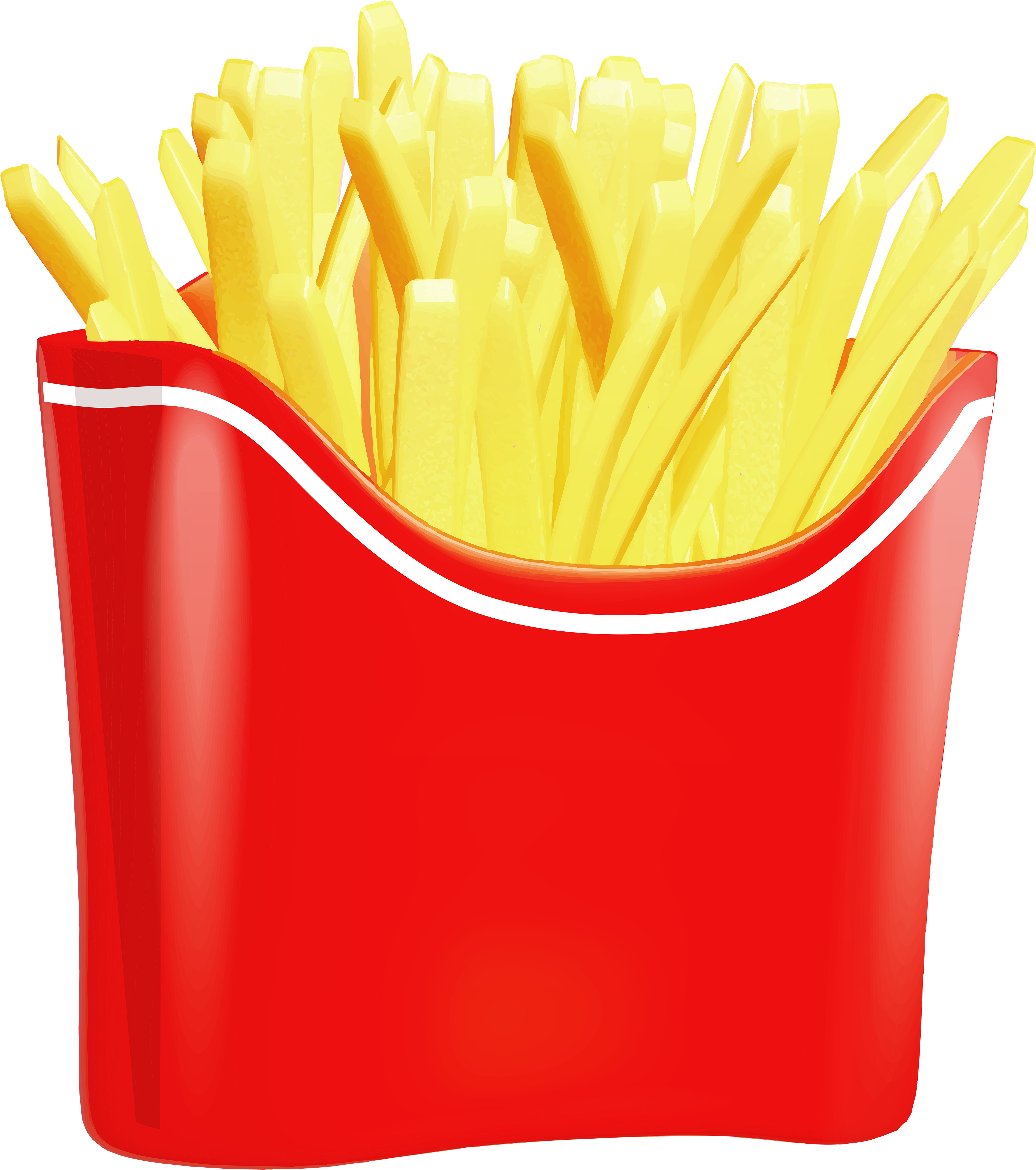 French Fries Png Clip Art - French Fries Images Png (4000x4517)