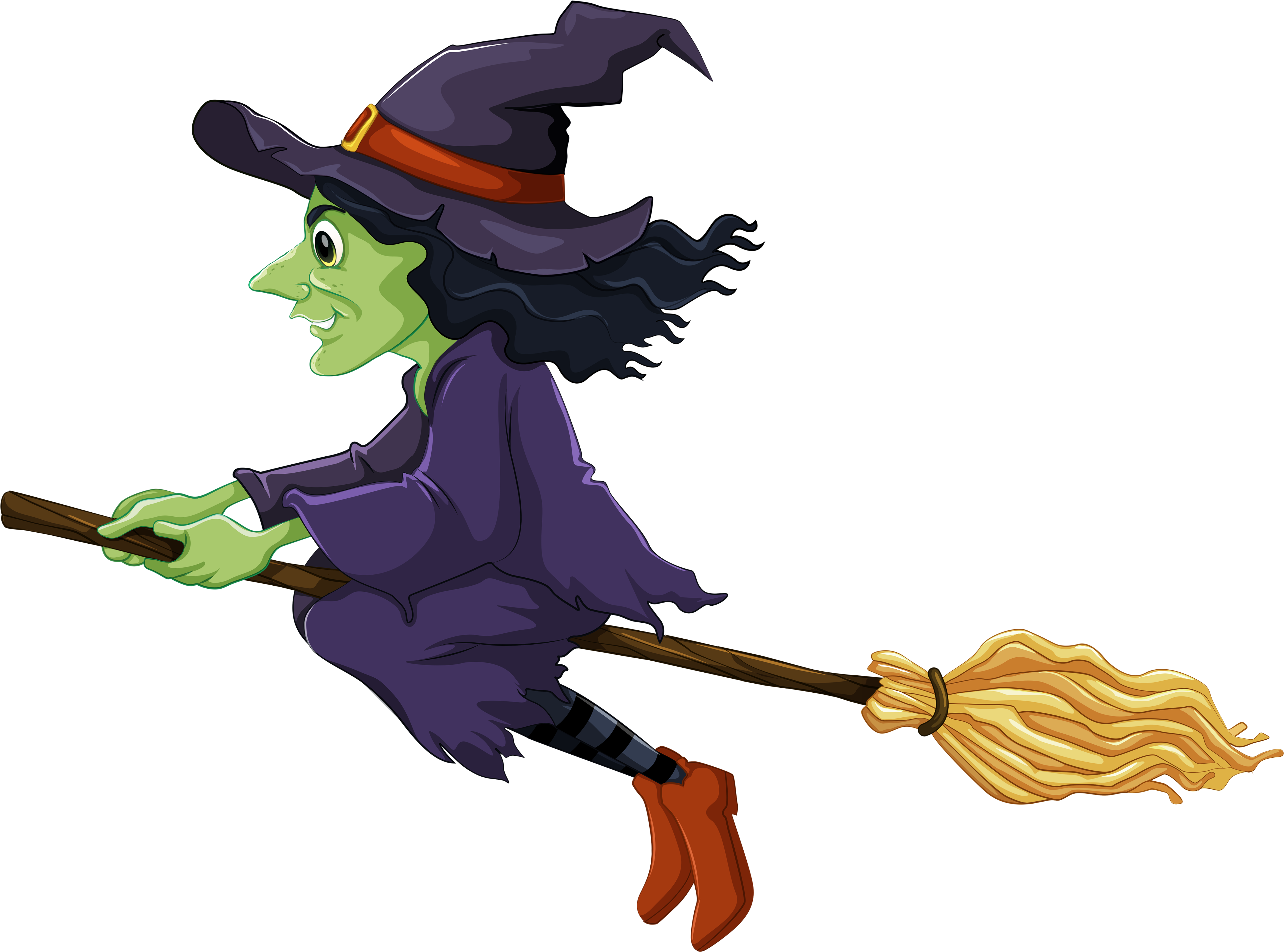 Emma S Trend Fashion And Style Halloween Witch Clipart - Witch Clipart (5000x3633)