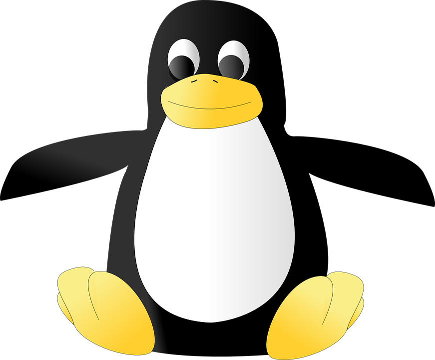 Penguin Clipart Bbq - Linux Logo No Background (871x720)