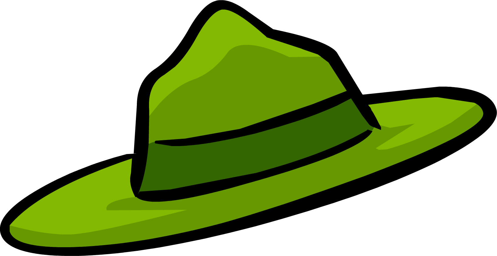 Club Penguin Clip Art - Park Ranger Hat Clipart (1634x843)