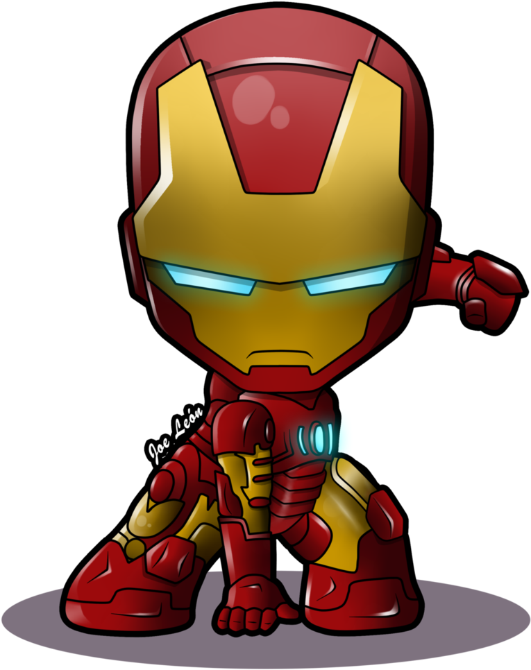 Iron Man Chibi By Joeleon-dag5phv - Iron Man Cartoon Png (798x1002)