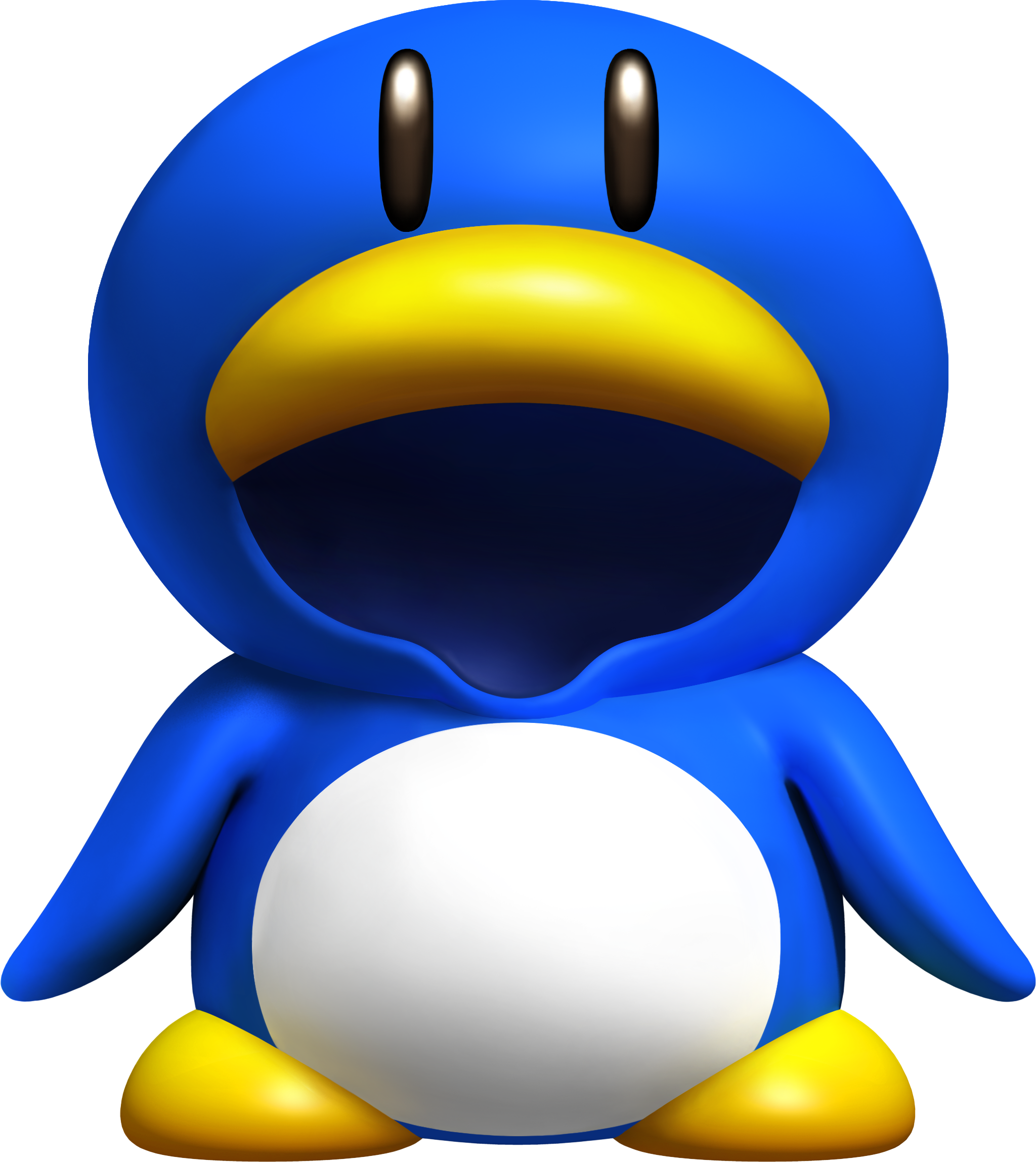 Penguin Suit - New Super Mario Bros Wii Penguin (2048x2297)