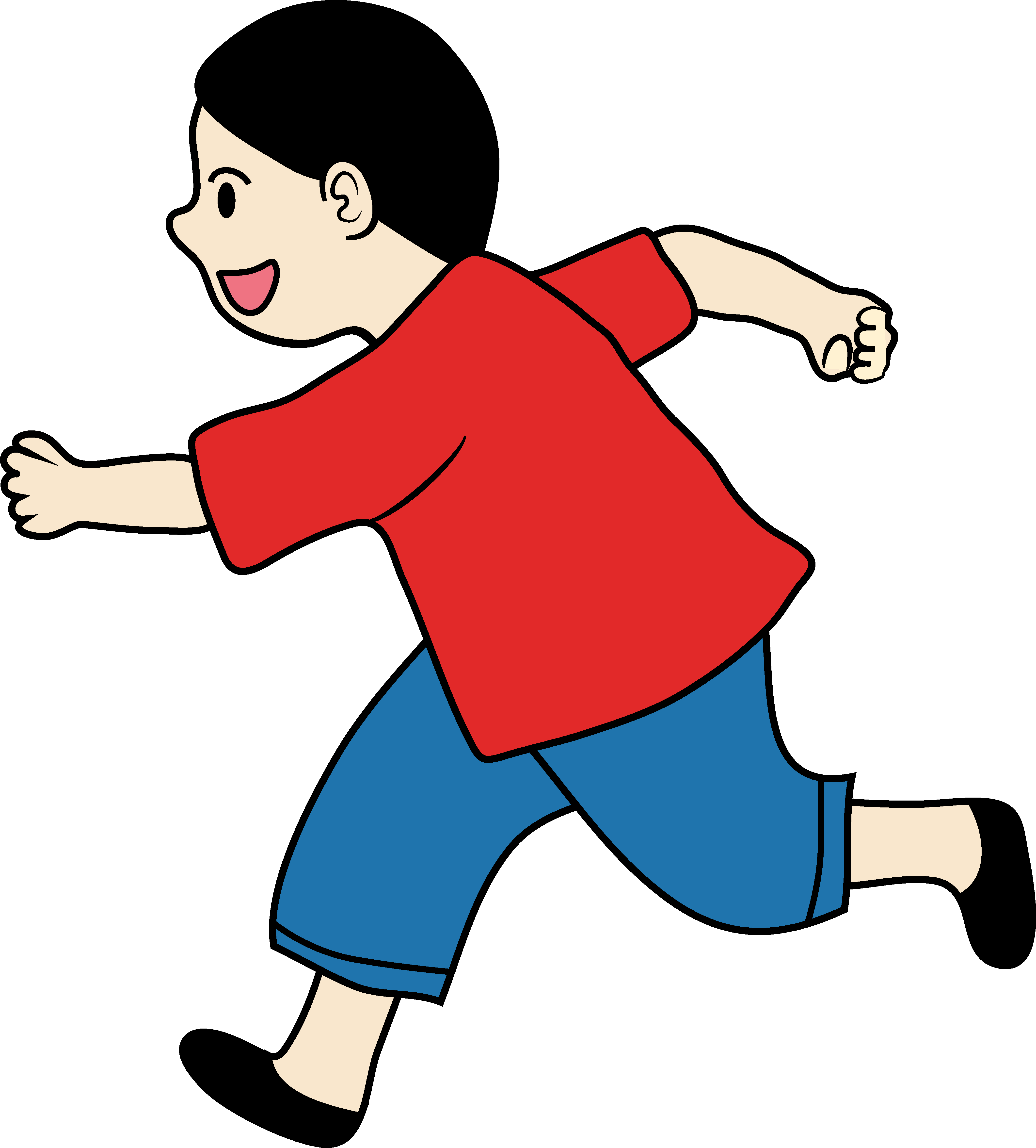 Running Clipart Free Download Clip Art On - Running Boy Clipart (4209x4662)