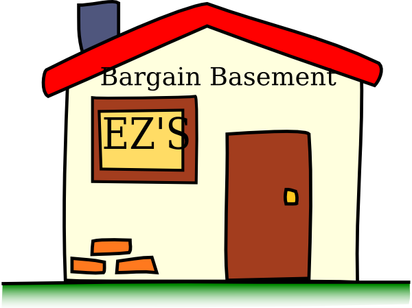 Bargain Clip Art - Simple Cartoon House (600x449)