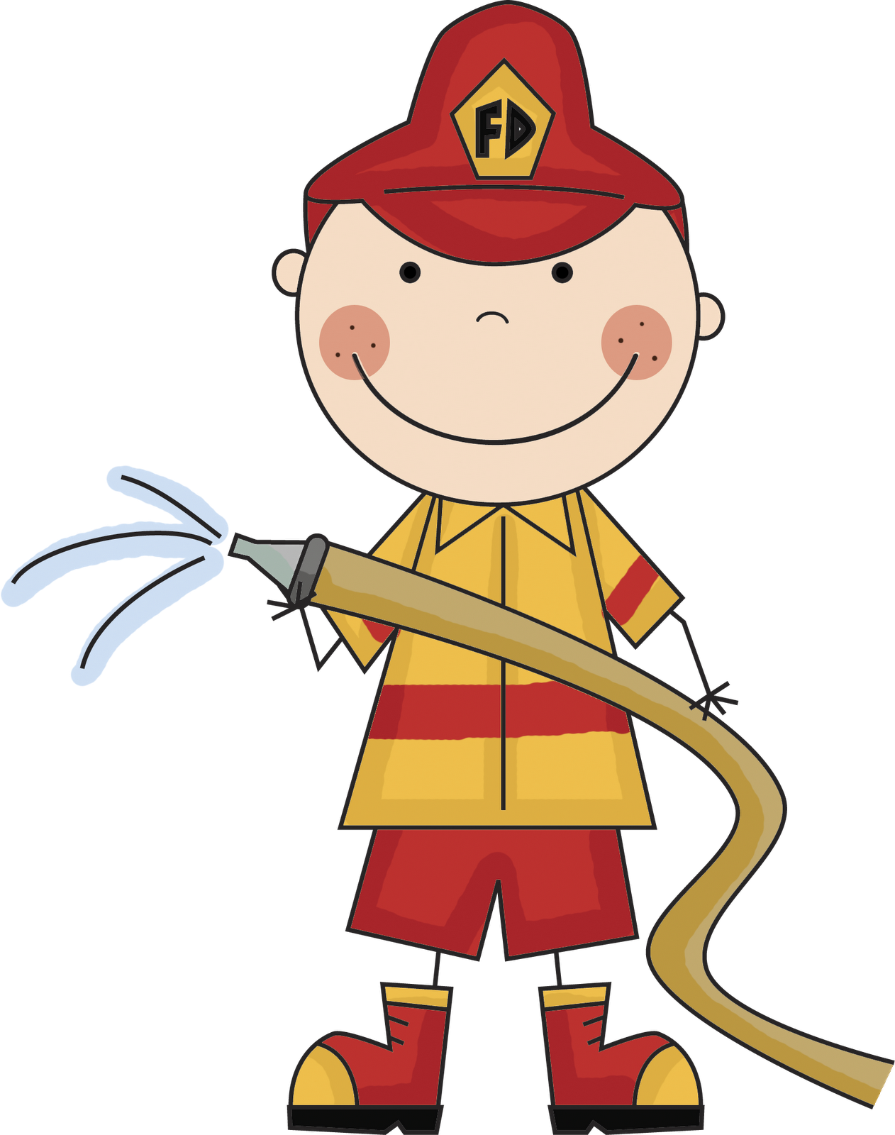 Men Clipart Fire Brigade - Men Clipart Fire Brigade (1262x1600)