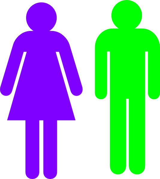 Man Silhouette Sitting - Boy And Girl Gender (534x595)