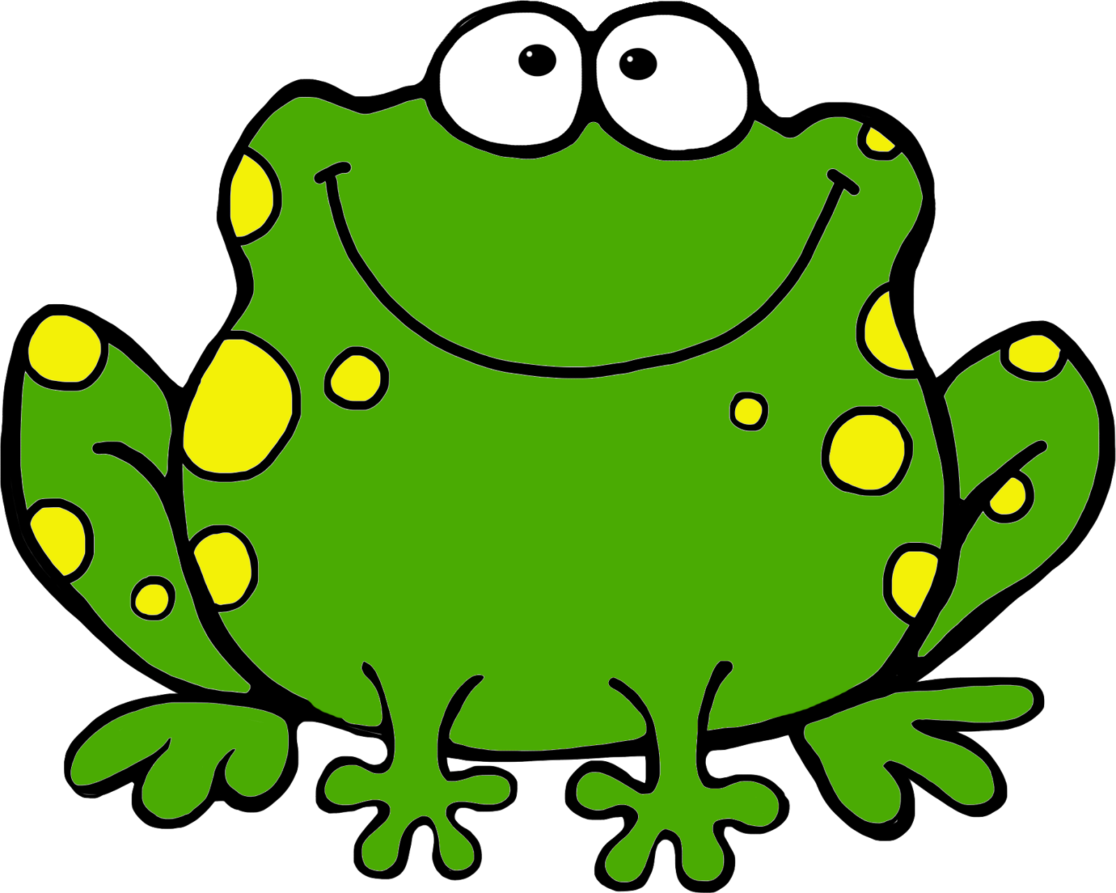 Cartoon Frogs Clipart - Speckled Frog Clip Art (1600x1280)