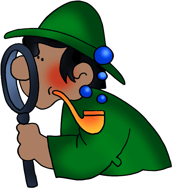 Kid Detective Clipart - Read Between The Lines Clipart (612x648)