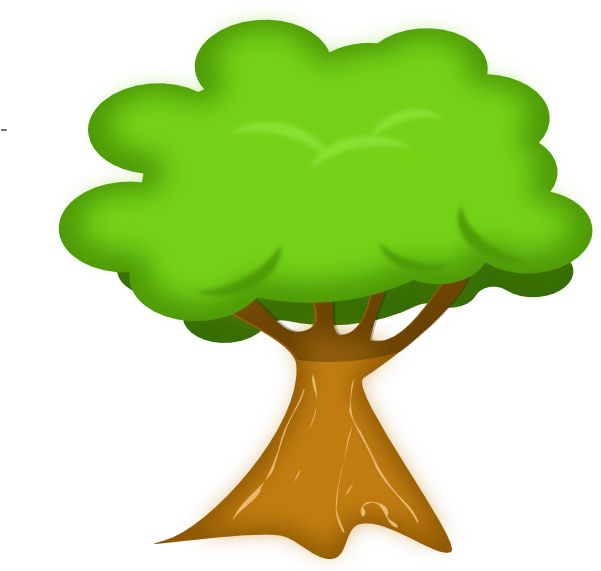 Cute Simple Green Tree - Tree Clipart No Background (600x578)