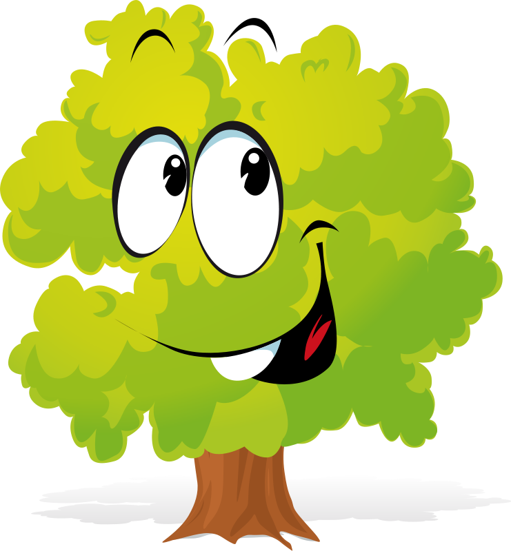 Tree Clipart Cartoon - Tree 5'x7'area Rug (741x800)