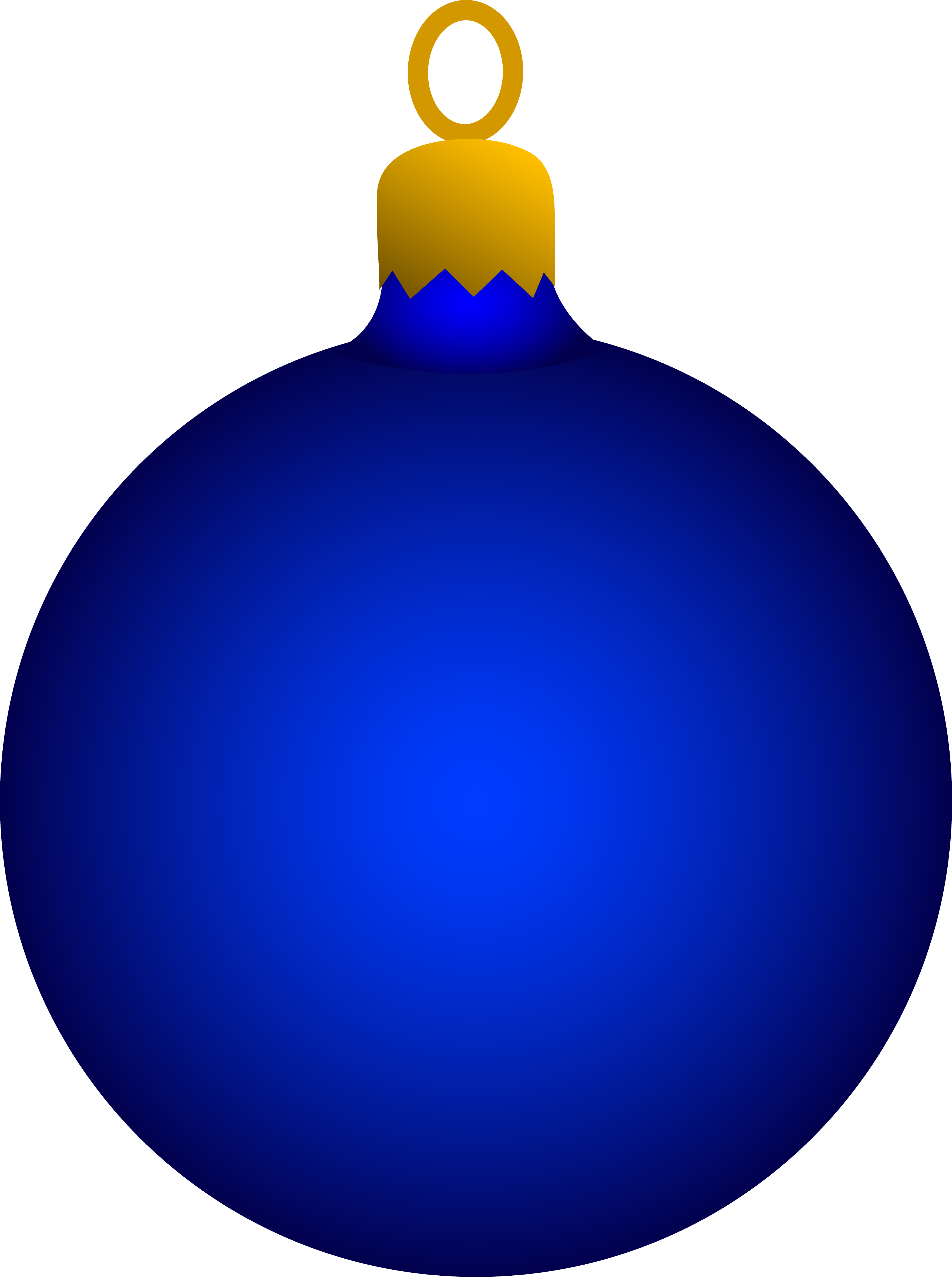 Pictures Of Christmas Ornaments - Blue Ornament Clipart (3525x4730)