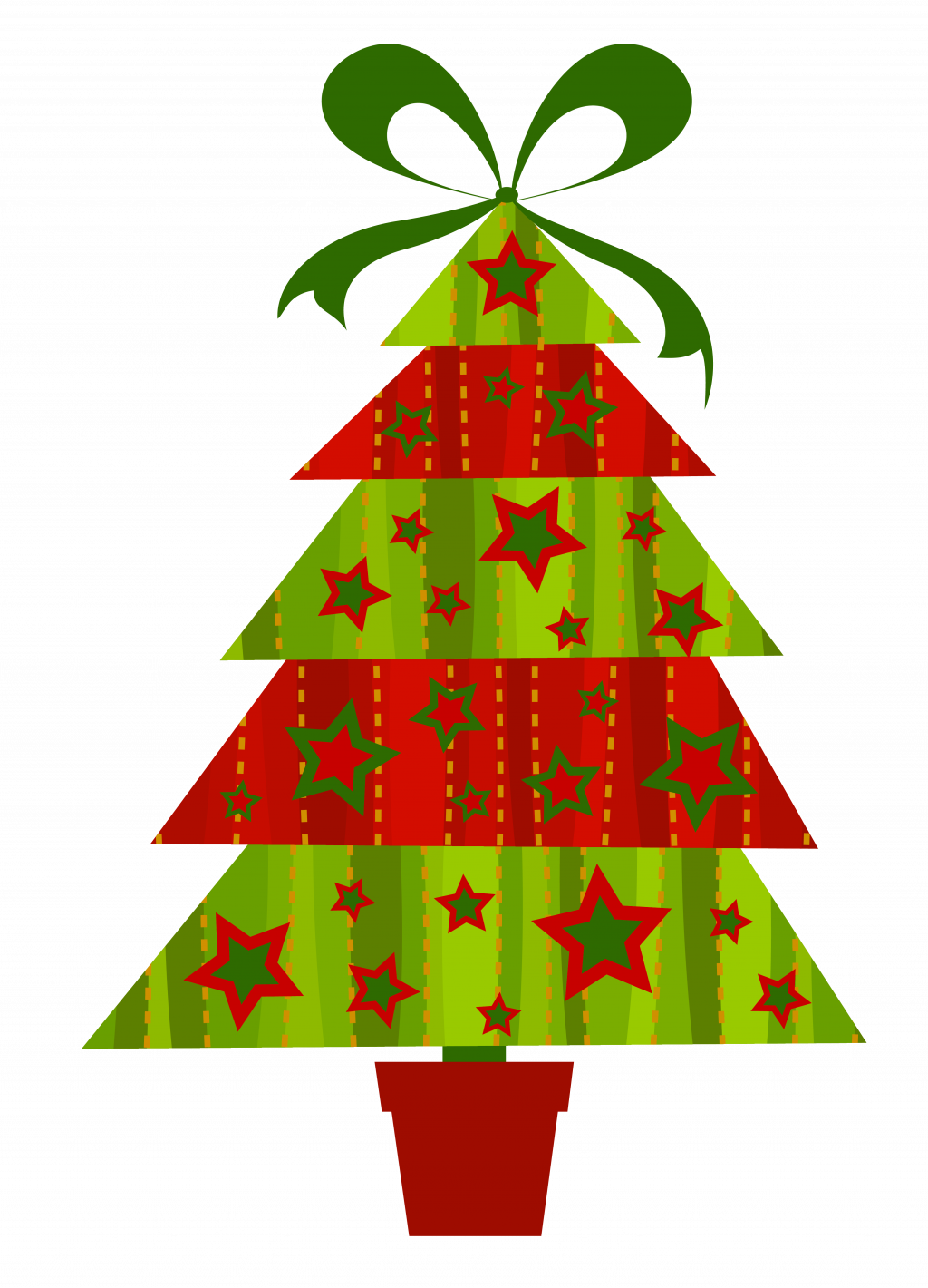 Christmas ~ Christmas Tree Clip Art Free Imageschristmas - Modern Christmas Clip Art (1024x1420)