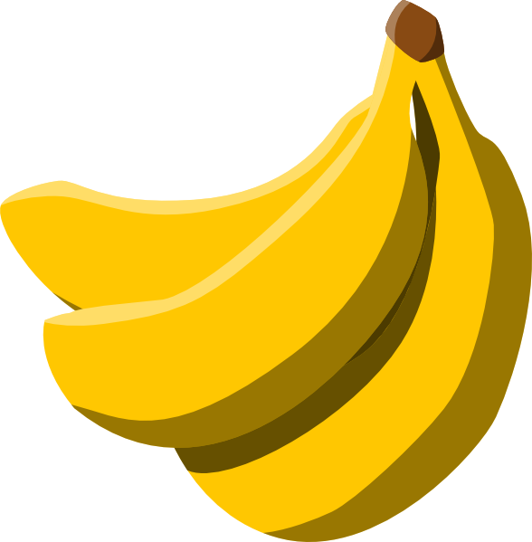 Related Cliparts - Banana Png (588x599)