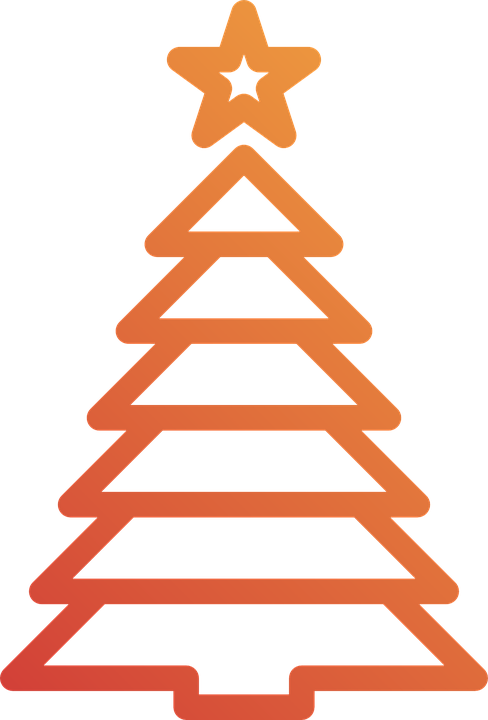 Christmas Tree Holidays Christmas Pine Icons - Choinka Grafika (500x737)