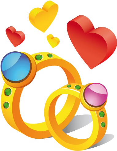 Wedding Ring Clip Art Pictures Free Clipart Images - Cute Stickers For Whatsapp (512x512)