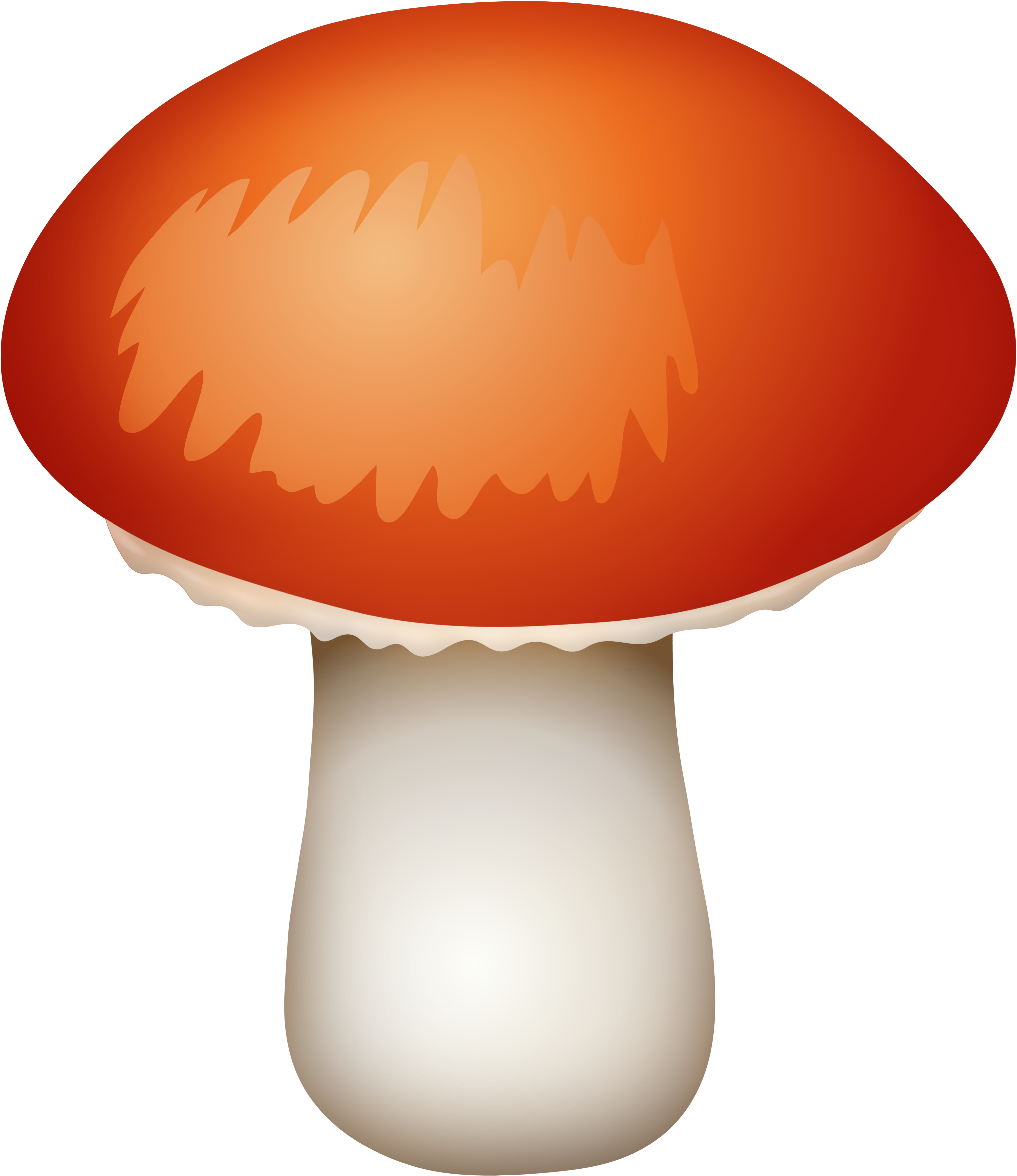 Red Mushroom Png Clipart Best Web Png - Mushroom Clipart Png (5125x5948)