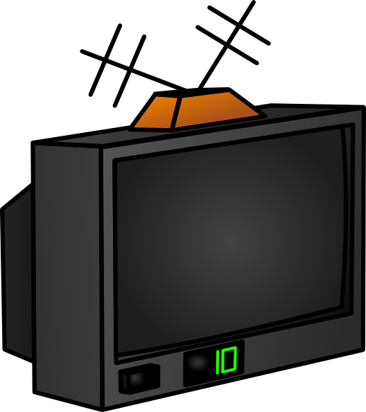 Tv Clip Art At Clker - Tv Clip Art (528x595)