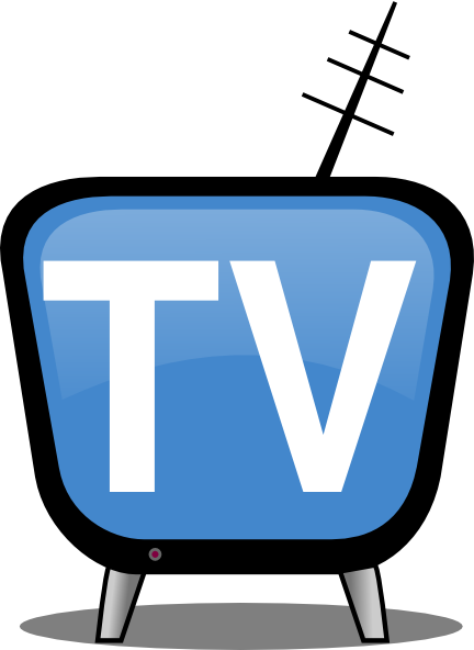 Television Set Clip Art (432x592)