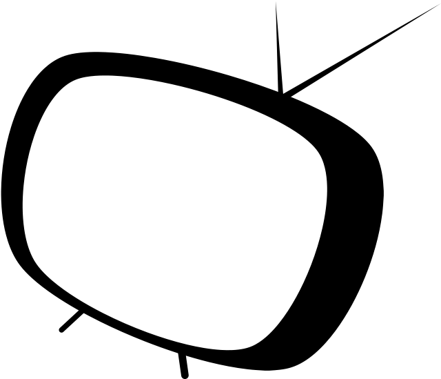 Free Tv Cartoon Empty - Tv Clipart Png (850x729)